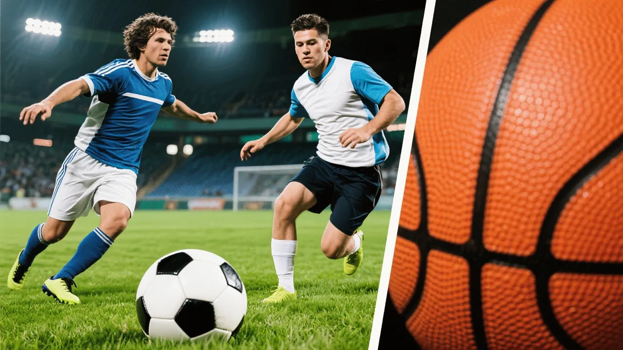 体育动感拼贴图