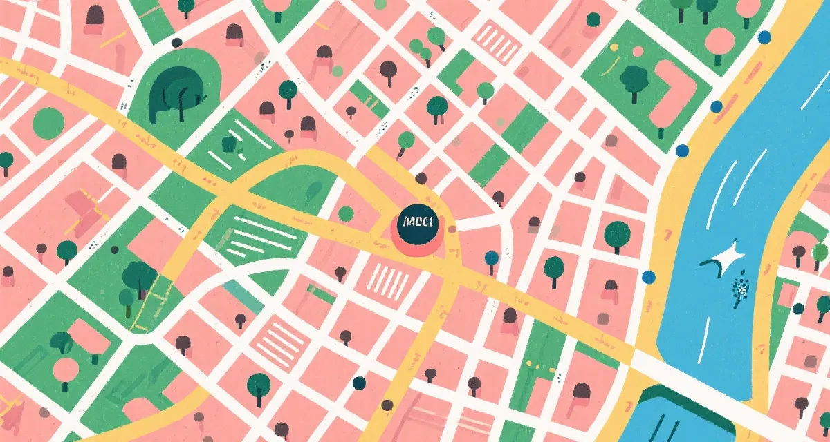 地图与办公地点示意