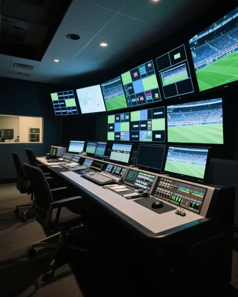 现代化的体育数据转播中心